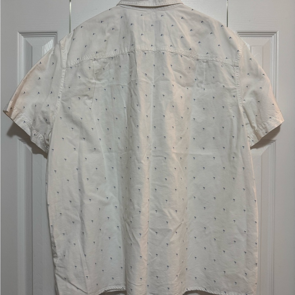 American Eagle Outfitters White Casual Button Down Shirt - Picture 2 of 4
